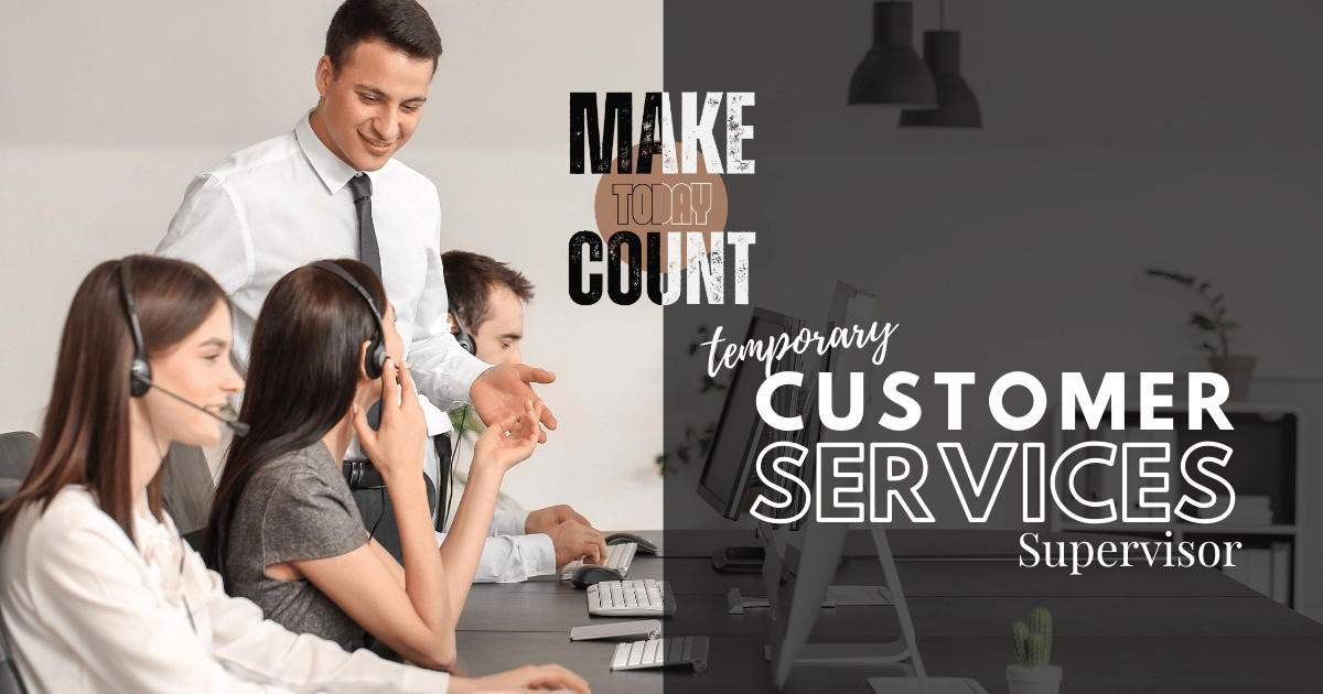 Temporary Administrative supervisor