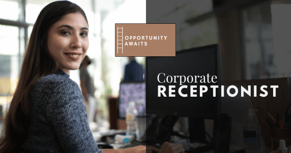Front of house corporate receptionist