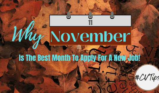November Is The Best Job Search Month