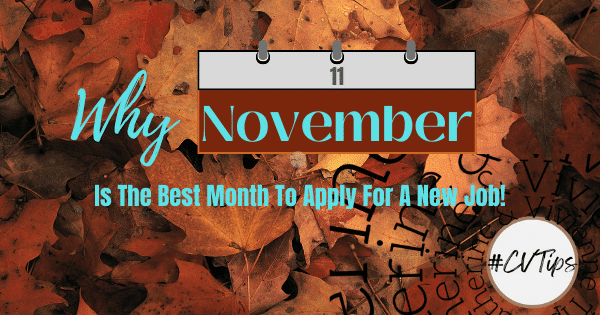 Why November is the Best Time to Apply for a New Job