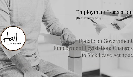 Changes to Sick Leave Act 2022