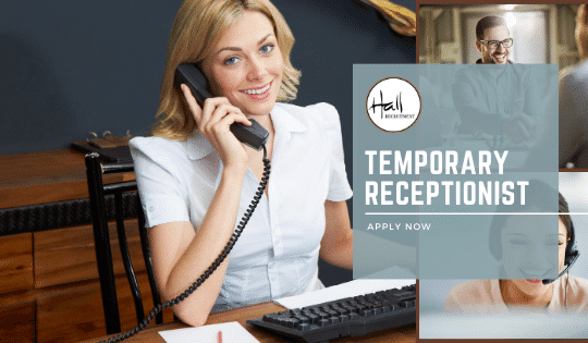 Temporary Receptionist Galway