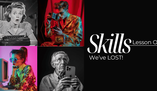 Skills We’ve Lost – Lesson One