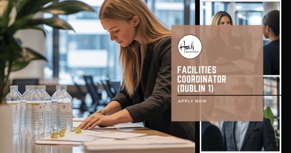 The Facilities Coordinator role, based in Dublin, is a full-time, permanent position suited for someone with 2-3 years of experience as a corporate receptionist looking to advance their career. The position involves managing front-of-house services, including meeting and greeting VIP clients, handling calls, and coordinating with contractors. Additionally, the Facilities Coordinator will assist the Assistant Facilities Manager with administrative tasks such as ordering supplies, writing reports, and overseeing meeting room arrangements. This role offers an opportunity for growth in facilities management, working in a professional office environment with competitive benefits, including free lunch and an early finish on Fridays.