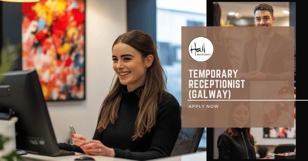 Temporary Receptionist (Galway) Are you looking for flexible, short-term work? We’re hiring Temporary Receptionists to cover holiday and sickness absences for a leading property management company in Galway. This role offers 39 hours per week from 8:00 am to 5:00 pm, at a competitive rate of €15.00 – €16.00 per hour. If you have reception or customer service experience, strong communication skills, and a professional attitude, this is a great opportunity to maintain your skills while working in a corporate environment. Apply now if you’re available on an ad hoc basis and ready to make a positive impression on every visitor!