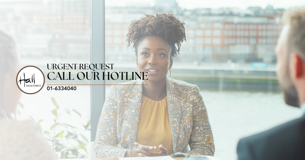 Need temporary reception cover? When time isn’t on your side, our receptionist hotline is. Whether it’s a last-minute sick day, unexpected leave, or you simply need someone yesterday, our dedicated hotline puts you straight through to a consultant who can get things moving fast. We have a pool of experienced, pre-vetted receptionists on standby — ready to step in and keep your front desk running smoothly. Call us now on 01 633 4040 and let us take the stress off your hands