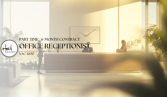 Office Receptionist – Part-Time – Contact