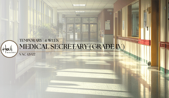 Temporary Medical Secretary (Grade IV)