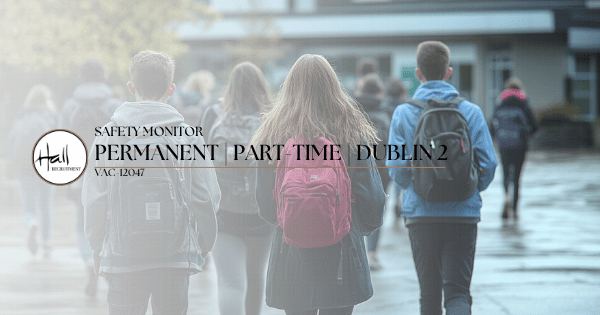 About the Role We are recruiting a Safety Monitor to support the daily safeguarding and smooth operation of our Dublin 2 campus. This is a front-line position, providing a visible and reassuring presence throughout the school day. The successful candidate will help uphold a secure and respectful learning environment for students and staff alike. ________________________________________ What You’ll Gain • A structured, term-time role in one of Ireland’s most respected educational institutions • Fixed weekday hours ideal for work-life balance (10:00 a.m. – 3:00 p.m.) • The chance to play a key part in maintaining a safe and orderly school campus • Competitive hourly rate of €20.00