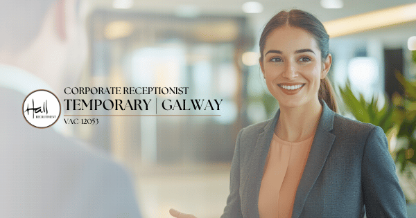 We’re hiring a Temporary Corporate Receptionist for professional offices across Galway. These on-site roles support high-level front-of-house duties, from welcoming senior visitors to managing calls, meeting rooms, and admin tasks. Ideal candidates will have prior receptionist experience, strong communication skills, and access to transport. Assignments vary in length, from one day to several months, depending on client needs.