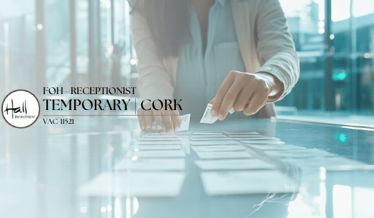 Temporary Receptionist | Cork