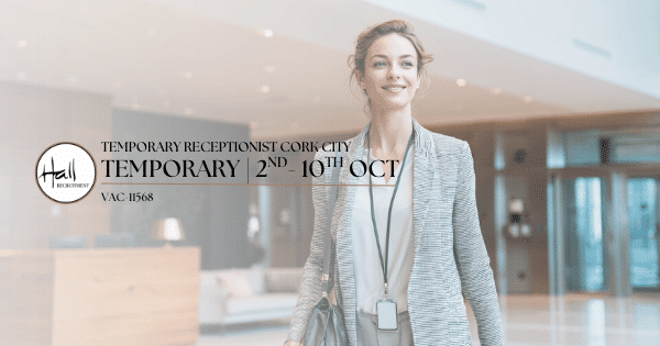 As a Temporary Receptionist based at Cork City Business Park, you will be the welcoming face of the office, ensuring smooth front desk operations during key holiday cover dates in November and December. This role involves greeting visitors, managing incoming post, coordinating contractor arrivals, and organising the meeting room schedule. Ideal candidates will have at least 2 years of reception experience, strong MS Office skills, and a friendly, professional demeanour. This short-term opportunity offers valuable experience in a dynamic office environment with an hourly rate of €15.00.