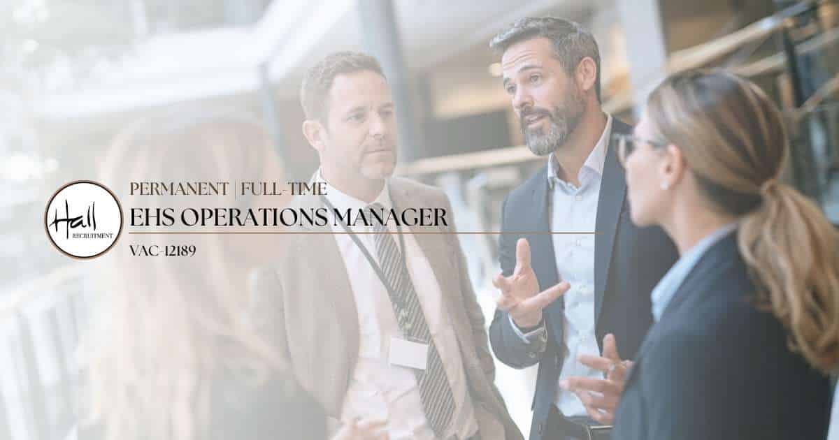 Hall Recruitment is recruiting an experienced EHS Operations Manager to lead Environment, Health & Safety performance within a major integrated facilities management operation supporting a global life sciences organisation in Ireland. Based primarily at a large Dublin 15 operation, you'll take ownership of EHS performance within a technically complex and highly regulated environment while providing wider leadership and oversight across additional Irish operations. You'll have two direct reports and work closely with operational, engineering, quality and senior client stakeholders. This is more than a compliance-focused position. The organisation needs someone who can provide visible EHS leadership, influence how people work, challenge appropriately, identify risk before it develops into an incident and continue strengthening safety culture across the operation. The position carries responsibility across multiple Irish locations, with leadership of EHS resources and close collaboration with senior operational and client stakeholders